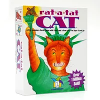 Rata Tat Roll Cat - Fun Numbers card Game with Cats (and a few rats) For Ages 6 and up ﻿Board game 1