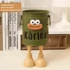 1 Pc cartoon pen holder, simple storage holder, for office storage, desk storage, home study storage (random letter stickers) 4
