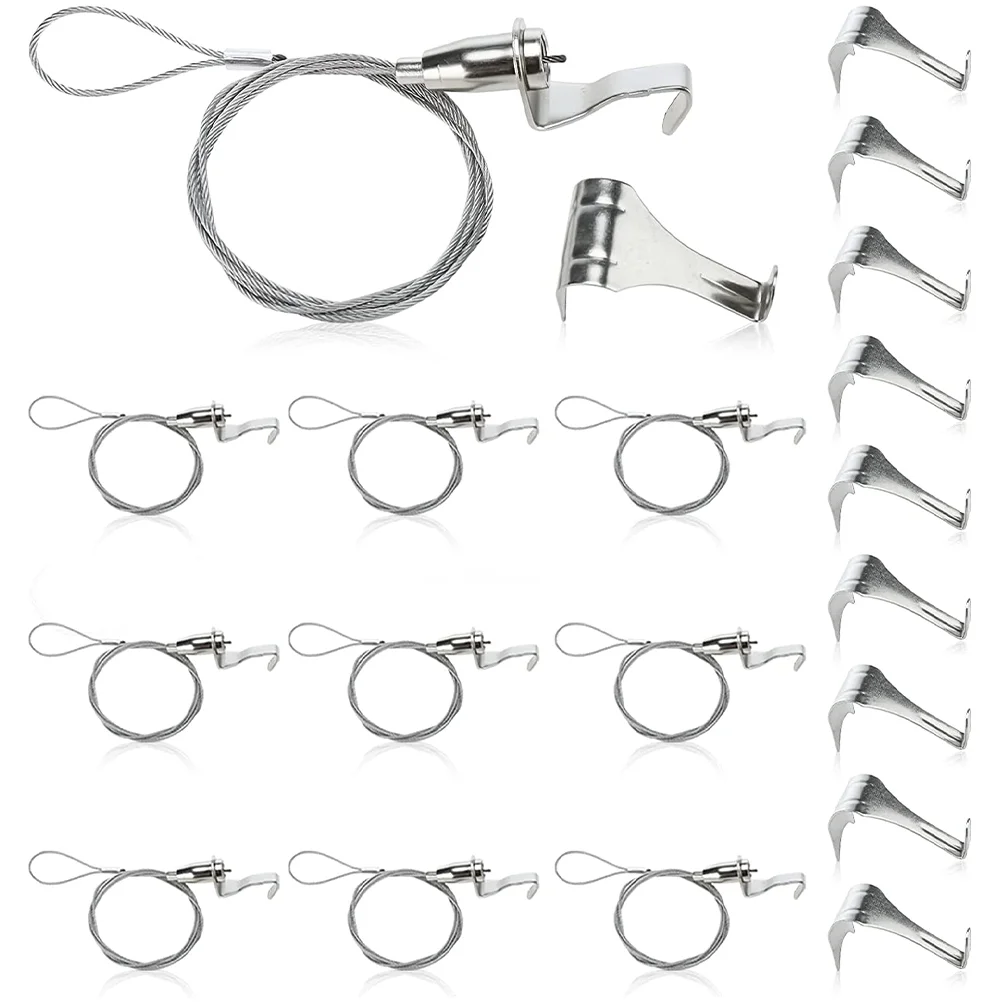 

Adjustable Heavy Duty Frames Display Kit Picture Hanger Kit Picture Frame Wire Picture Rail Hooks Picture Frame Hooks