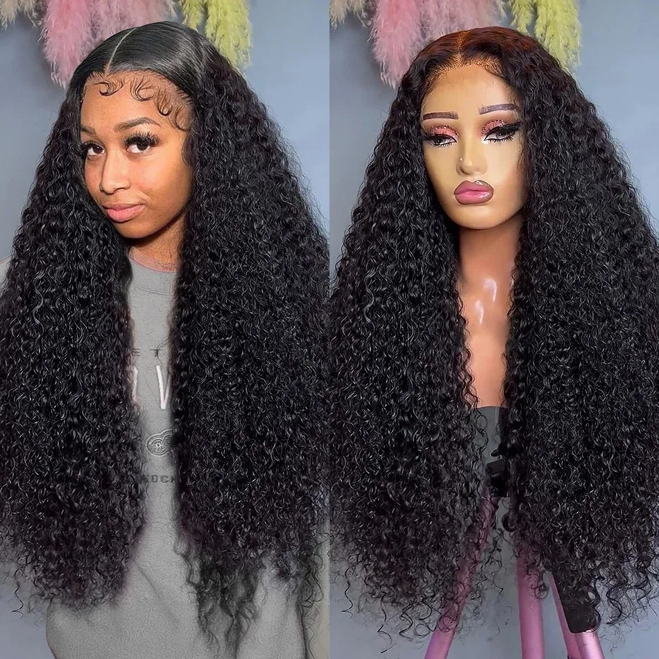 30 Inch Deep Wave 13x6 Lace Frontal Wig Curly Wave 13x4 HD Lace Front Human Hair Wigs For Women