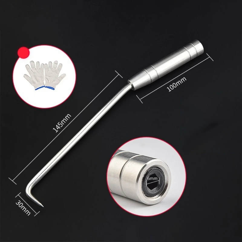 Automatic Rebar Tie Wire Twisters Concrete Metal Wire Twisting Fence Pull Reinforced Hook Hand Constructions Power Tool M4YD