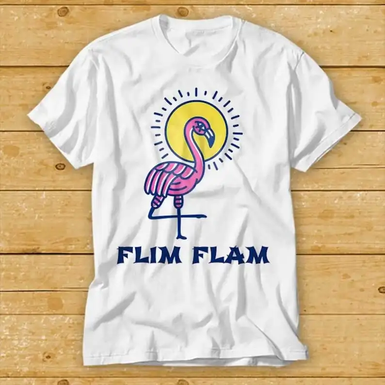 

Flim Flam футболка с фламинго музыка забавный фильм крутой мем подарок топ футболка 2311