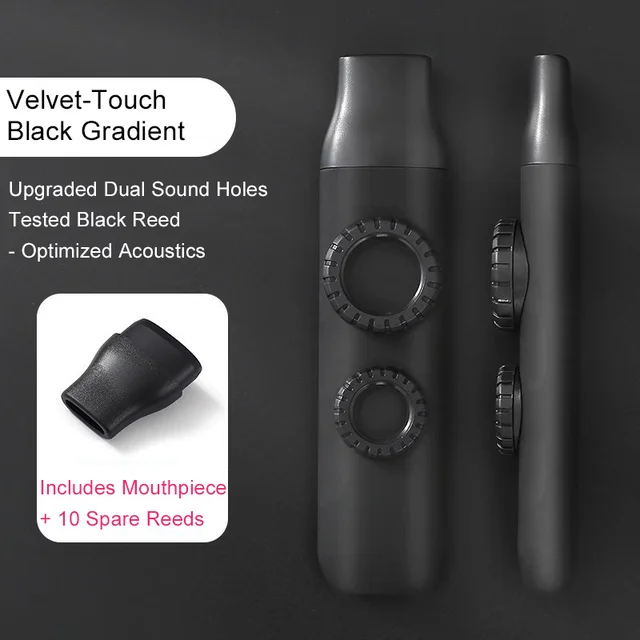 Kazoo muziekinstrument, beginnersvriendelijk tandfluitje met