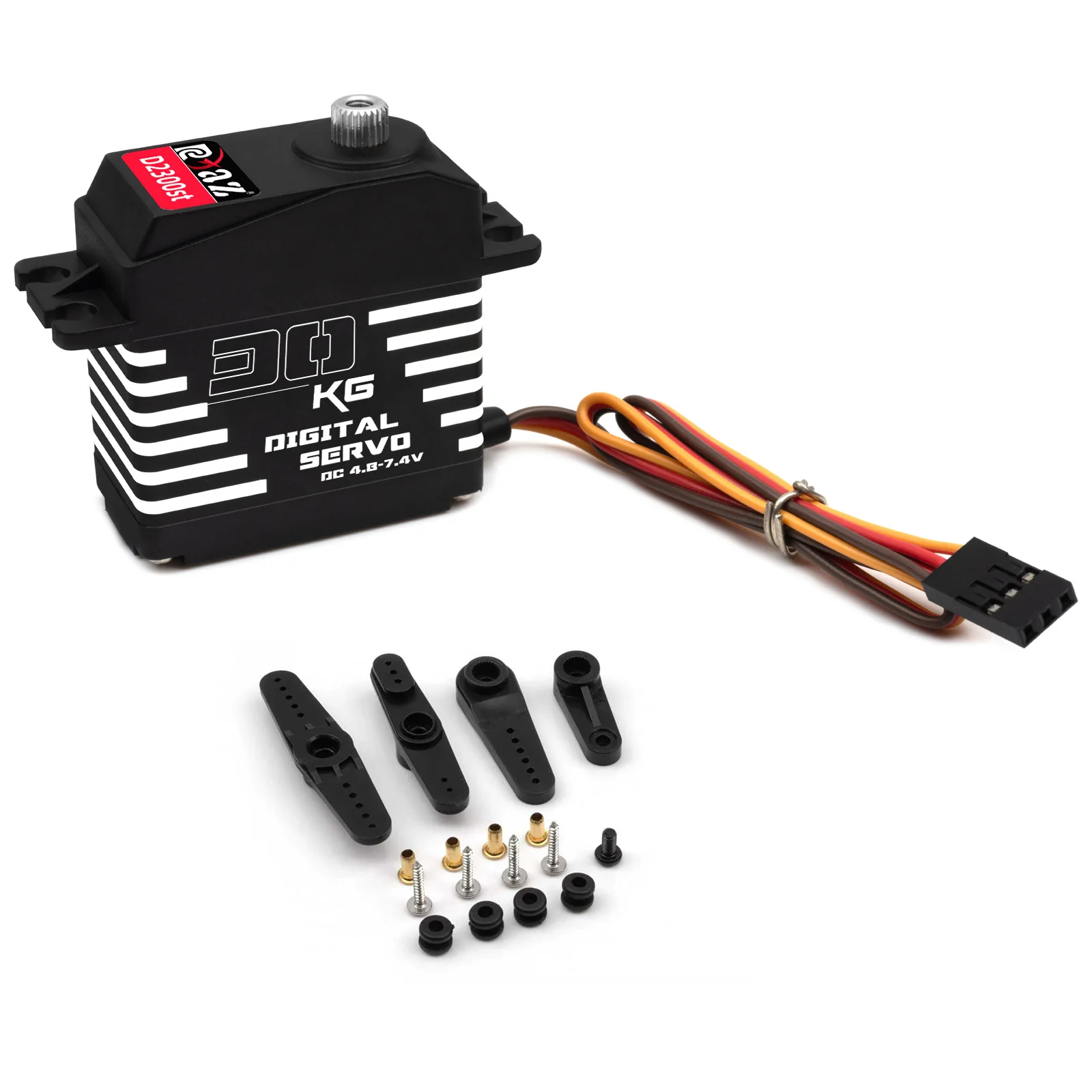 Servomoteur RC 25KG 20KG 30KG 35KG avec accessoires pour drone robot