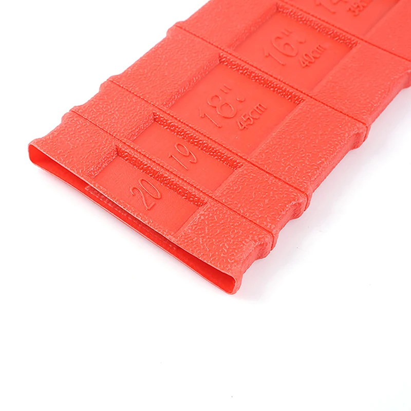 1PC Garden Accessories Chain Saw Guide Plate Cover Red Electric Chain Saw Power Tool Chainsaw Chain Scabbard Guard