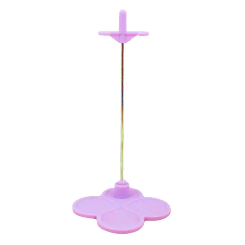Miniature Holder Stand for Play House Mini Dolls Role Play DIY Blyth Toy Accessory Girls Party Supply 11Colors 5