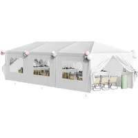 Party Tent 10'x30' Outdoor Wedding Canopy Tents with Removable Sidewalls Heavy Duty Event Booths Waterproof Gazebo Shelter 1
