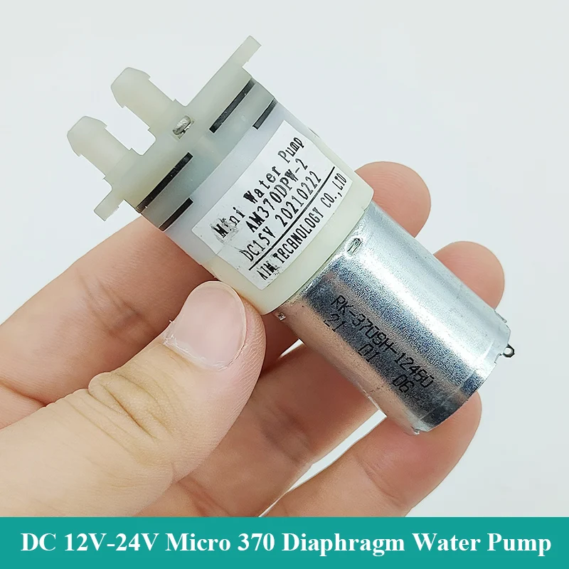 5-24VDC 370 Water Pump Water Flow 0.6-0.9L/min For Drinking DIY ICXLPMC