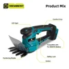8000RPM Electric Hedge Trimmer 2IN1 Cordless Handheld Rechargeable Lawn Garden Bush Scissors Power Tools For Makita 18V Battery 5
