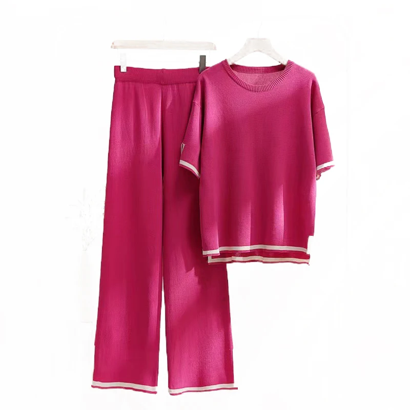 Fall/winter 2022 New Solid Color Hooded Drawstring Cropped Sweatshirt + Trousers Two-Piece Set
