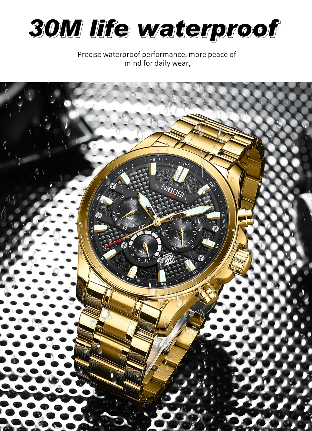 Men's & Stainless Watch 2512 Nibosi