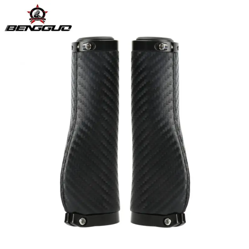 

Ручные Прошитые ручки, прочные амортизирующие ранние ручки, текстурированные углеродом, Нескользящие ручки для езды, 1 пара мясовых мячей