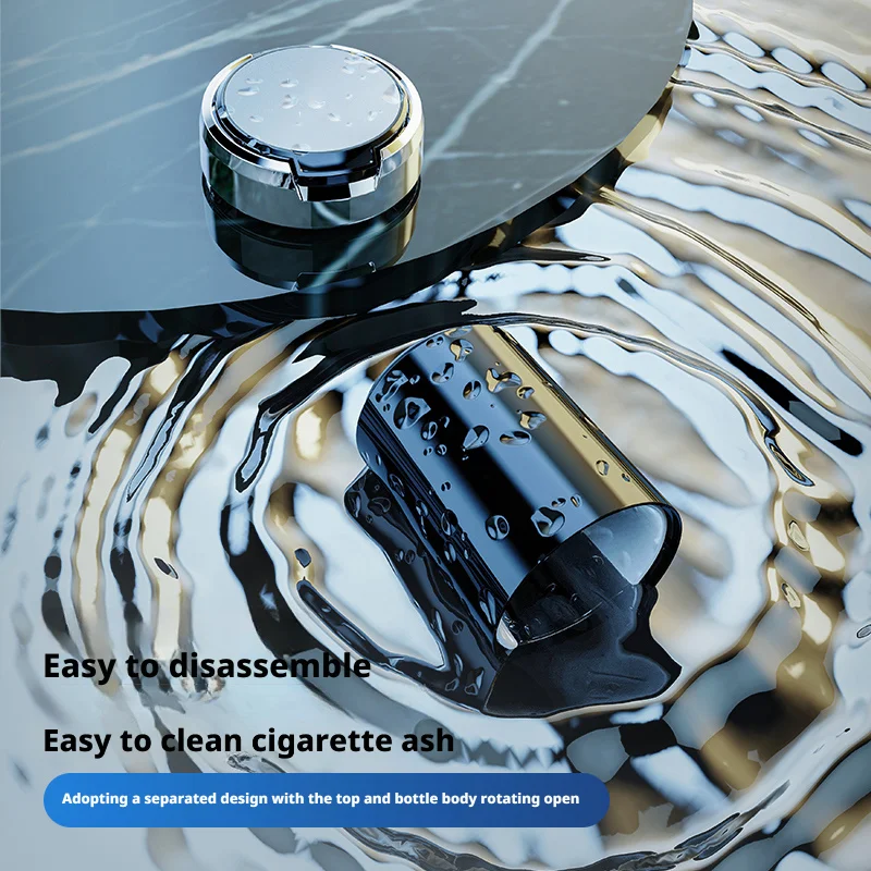 자동차 담배 재떨이 LED 라이트 휴대용 분리형 차량용 렉서스 재떨이 홀더 컵 자동차 인테리어 액세서리
