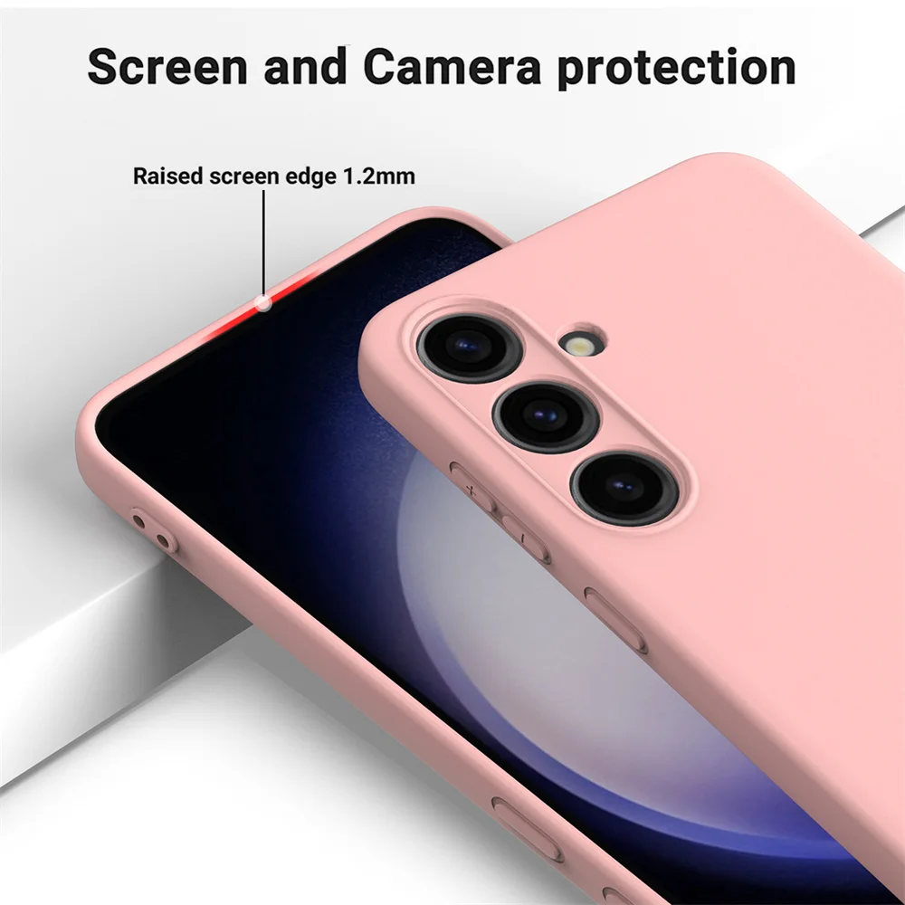 Premium Soft Liquid Silicone Shockproof Phone Case - Samsung Galaxy Series