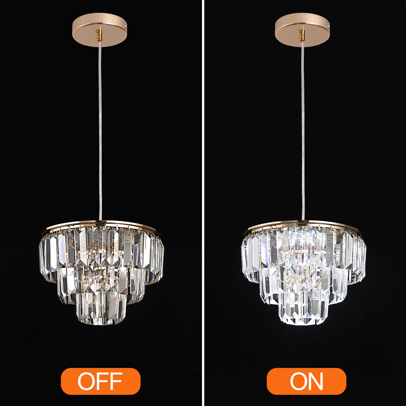 Moderne Kristall Led Anhänger Licht Luxus Kronleuchter Unterputz Decke Lampe Leuchte Schlafzimmer Wohnzimmer Küche Insel Glanz – Detail 17
