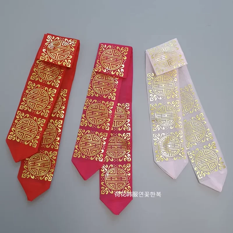 Golden Hair Band Korean Traditional Stage Performance Hair Rope Large Event Performance Clothing the band stage fright 180g