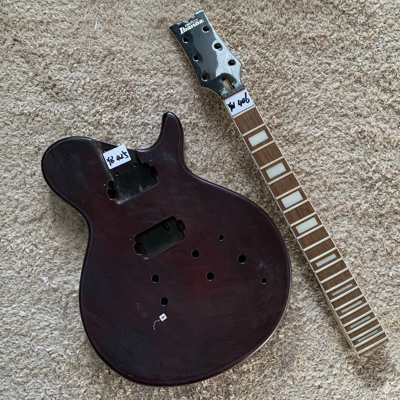 WineRedColorOriginalIbanezLPGuitarKitsGuitarSetUnfinished