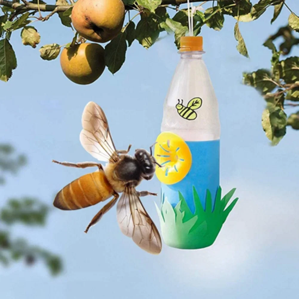 Wasp Trap Reusable Portable Wasp Catcher Garden Trap Outdoor Hanging Pest Control Tool Garden Yard Supplies 5-50pcs