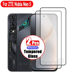 High - Definition Scratch & Wear - Resistant Phone Screen Protector 2 - Piece Set for ZTE Nubia Neo 5 (Black)