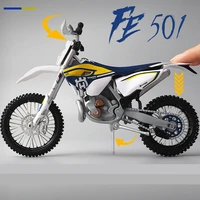 1/12 Husqvarna FE 501 Cross-country Motorcycle Model Alloy Simulation Metal Racing Street Motorcycles Model Collection 1