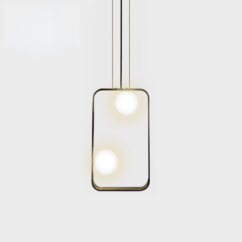 

Light Luxury Living Room Bedroom Bedside Dining Room American Stainless Steel Glass Chandelier