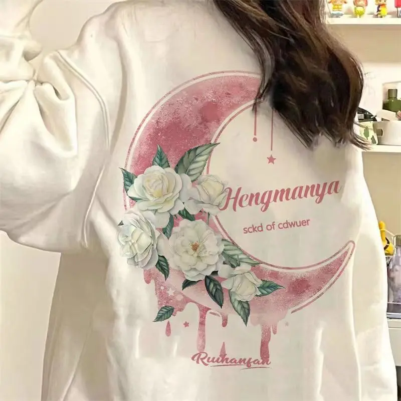 Long-Sleeved T-Shirt Female Autumn New Kawaii Student Clothes For Korean Version Loose Wild Ins Cute Girl Anime Cartoon Pink Top