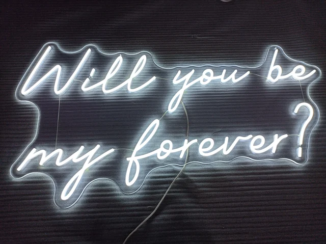 Insegna Al Neon LED Personalizzata - Nome, Testo O Logo Per Casa, Bar, Matrimoni (30 Font) - Foto 4