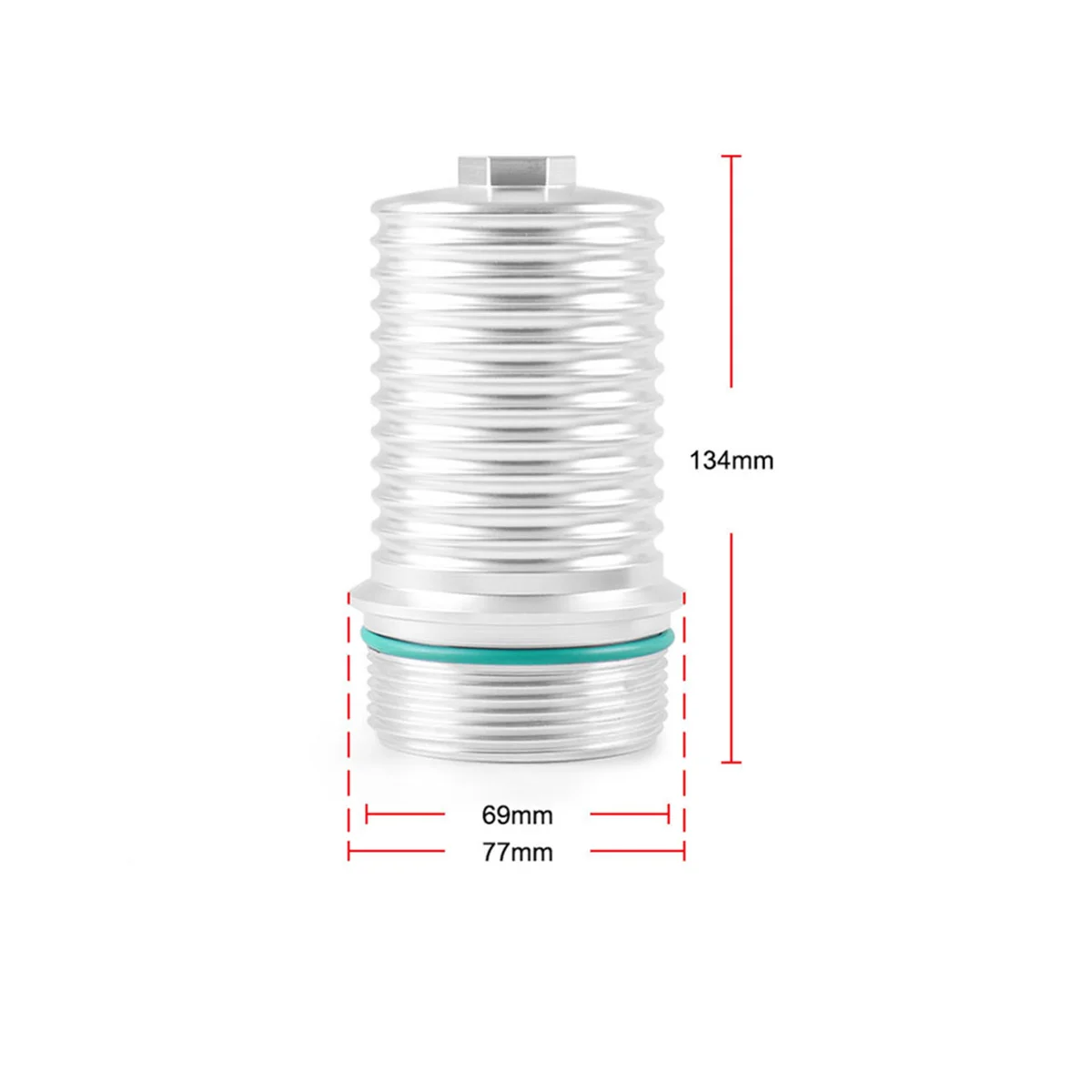 For VW Filter Housing for Audi DSG 7 Speed DQ380 DQ381 DQ500 Shell Transmission Filter Cover Aluminum Alloy Cover