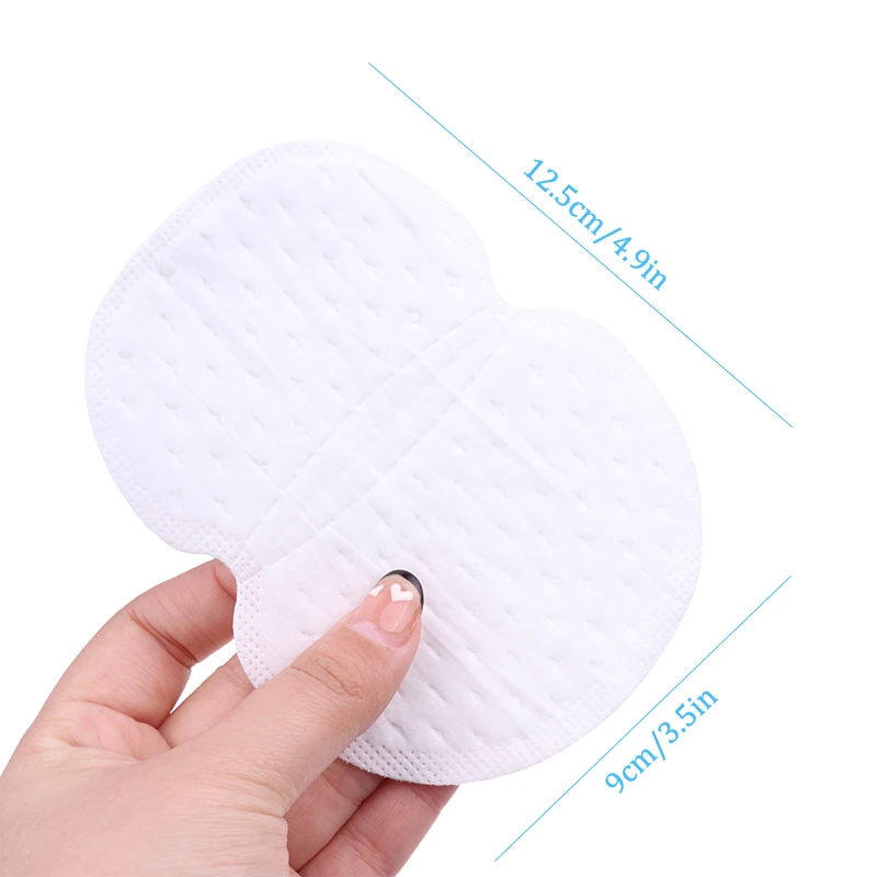 Sweat Pads Summer Deodorants Underarm Anti Perspiration Disposable Armpit Absorb Shield 50Pcs
