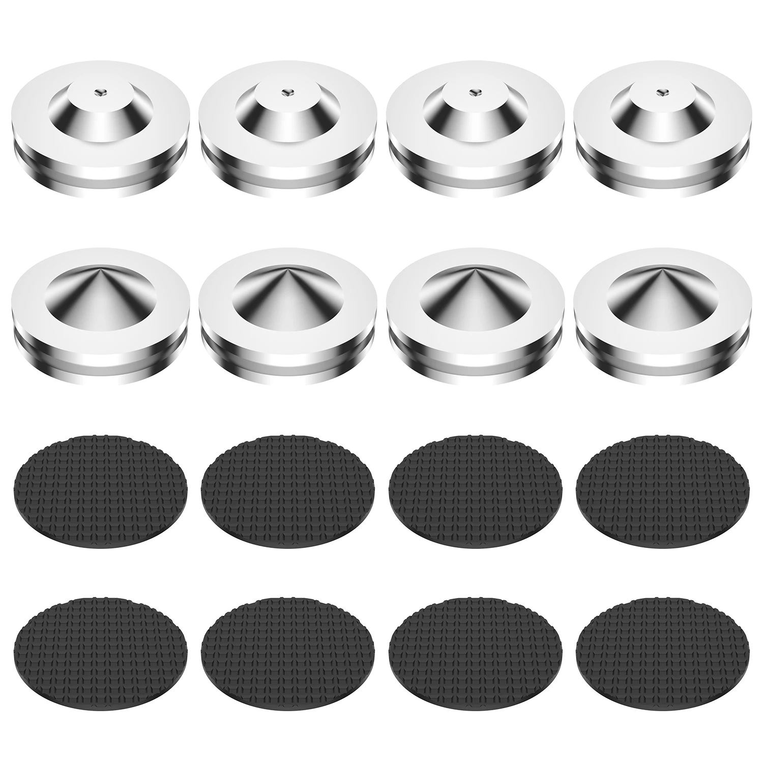 ISF0006 28mm Stainless Steel HiFi audio Speaker Isolation Spike Stand Feet Pads Base audio speaker feet 4PCS