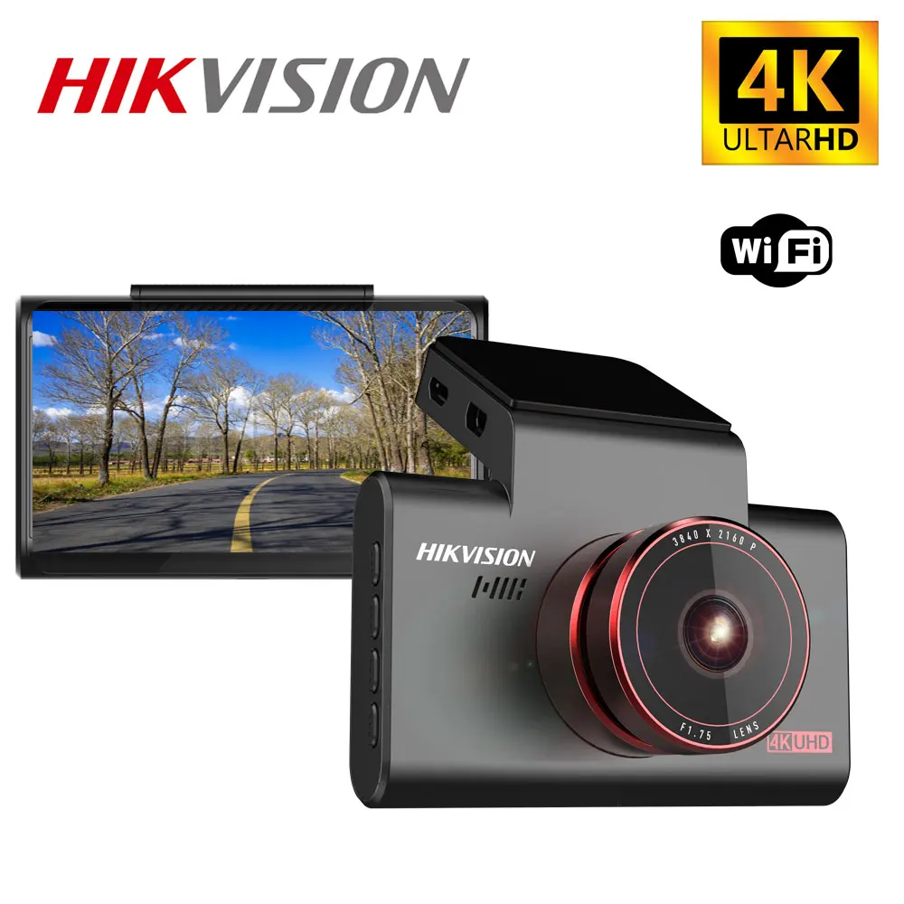HIKVISION Dash Cam C6S 4K UHD Voice Guidance F1.75 Aperture Night