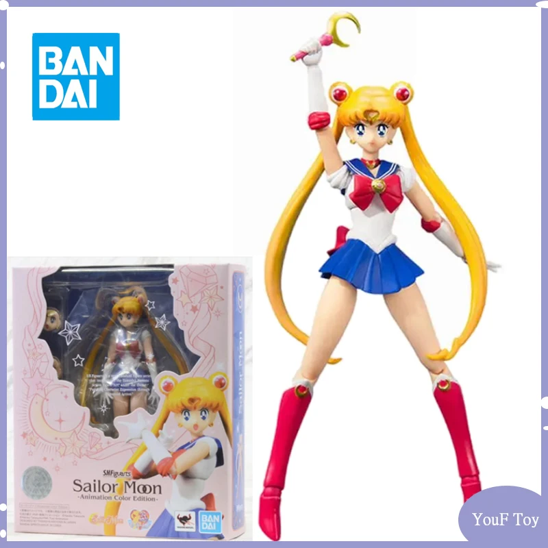 

Shf Sailor Moon Tsukino Usagi Action Figure Shfiguarts Color Edition Anime Figures Figurine Statue Model Dolls Collectible Toy