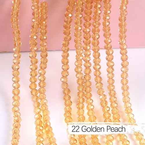 2mm 4mm 6mm 8mm Rondelle Austria Crystal Beads Faceted Glass Beads Loose Spacer Beads for DIY Bracelet Garment Making - Image 49