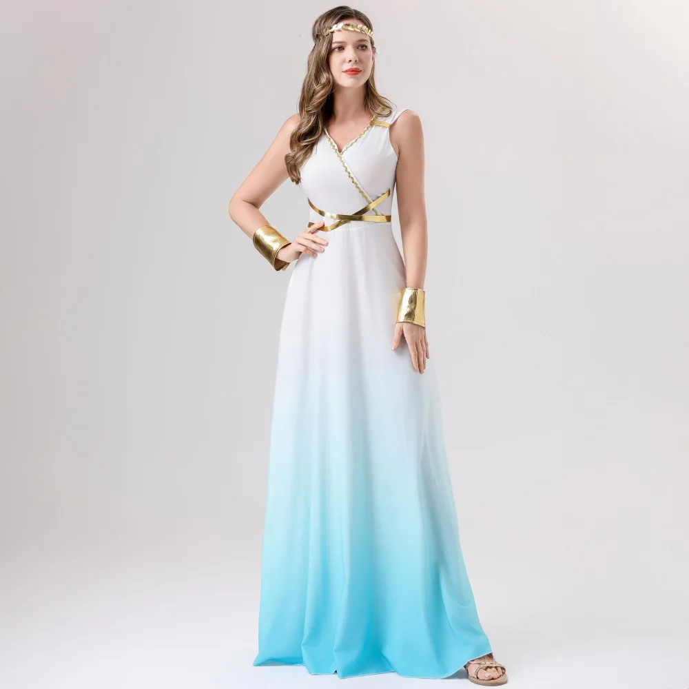 Robe Longue de Déesse Grecque Sexy – photo 7