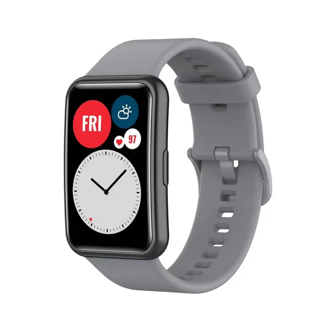 Silicone Sports Strap for Smartwatch - Breathable & Comfortable Wristband