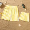 Mother and Daughter Matching Clothes Swimsuit 2025 New Family Matching Swimwear Ruffles One-Piece Suit Swimming Shorts Beachwear 4