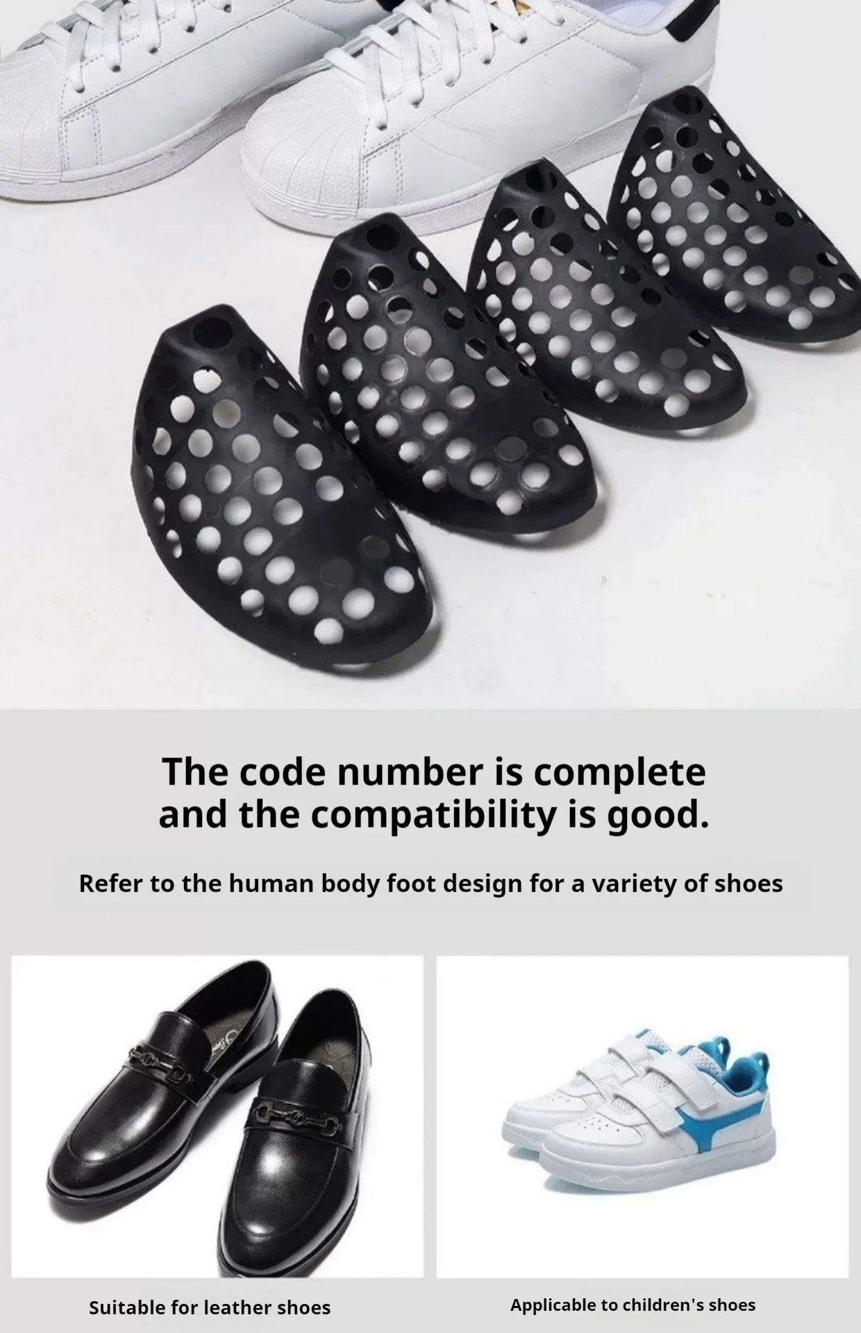 2er-/4er-Set Knickschutz-Schuhspanner: Anti-Deformations-Innenstütze, Schuhformer, Anti-Falten-Sneaker-Schuhspanner – Detail 6