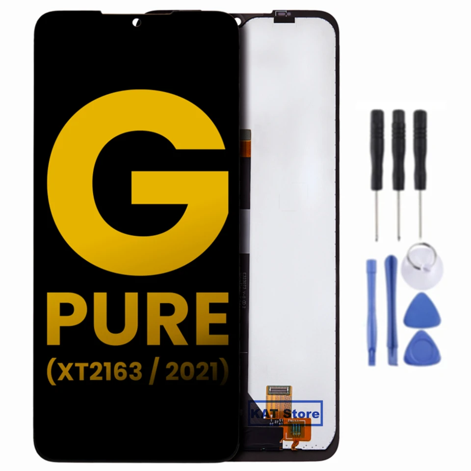LCD Touch Screen Digitizer Replacement For Motorola Moto G Pure XT2163-4 - Full Display Assembly 4 thumbnail image
