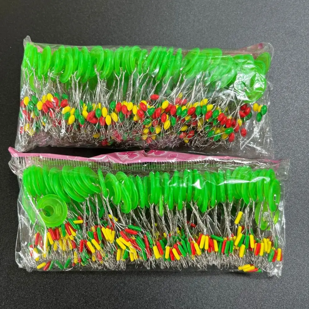 300pcs Silicone Space Bean Pesca Galleggiante Stopper Float Stop Ovale/Cilindro Bobber Facile da Usare Silicone