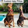 Custom 3D Ugly Cat Pillow Funny Birthday Gift Animals Dog Pillows From Photo Pillow Pet Memorial Gift Personalized Dog Cat Gift 4