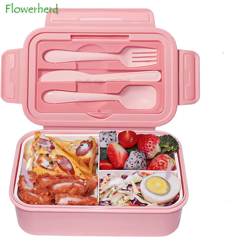 Leak Proof Bento Lunch Box ,with Utensils Stainless Steel Lunch