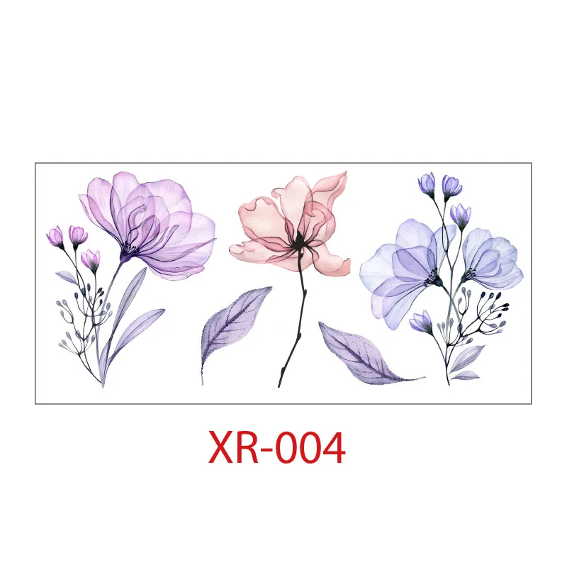 Tattoo Sticker Temporary Tattoos Tattoo Sleeve 20 Styles Flowers