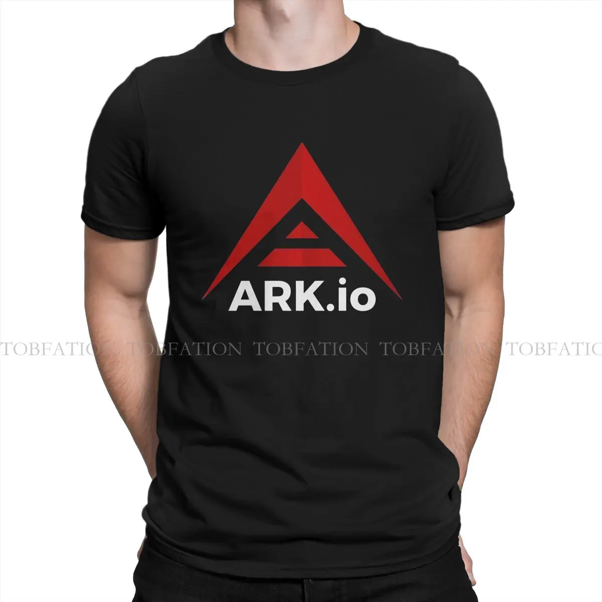 Ark Cryptocurrency O Neck Tshirt Criptovaluta Puro Cotone Maglietta Originale Abbigliamento Uomo Individualità Fluffy Big Sale