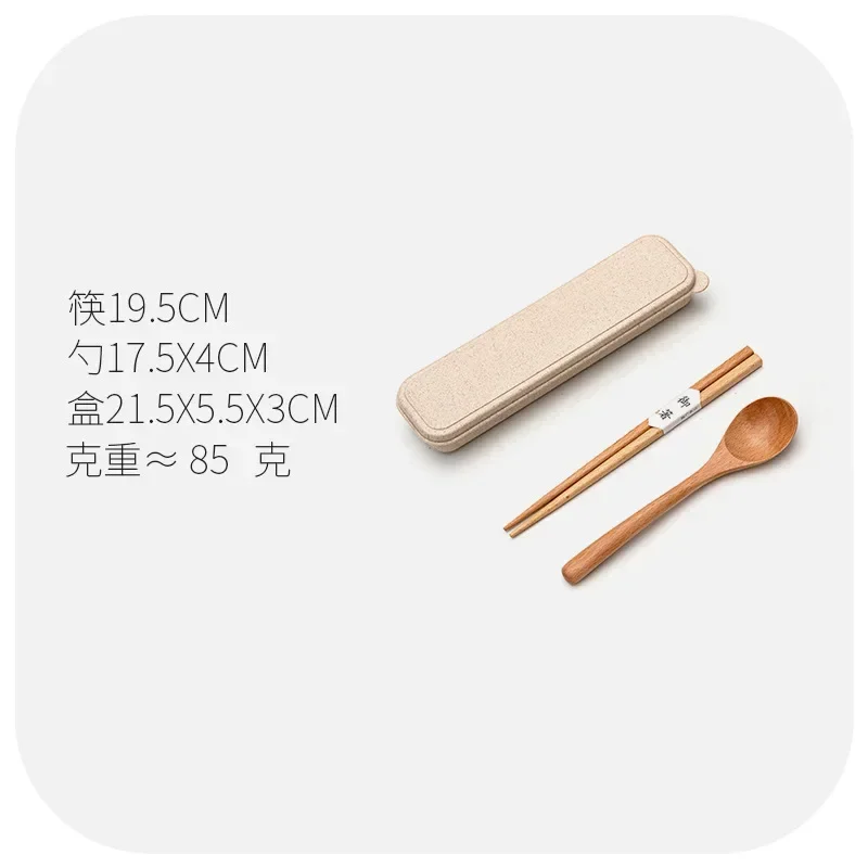 Couverts de table faits à la main pour la cuisine, cuillère et fourchette en bois naturel, Kit de dîner, soupes de riz, ustensile de céréales