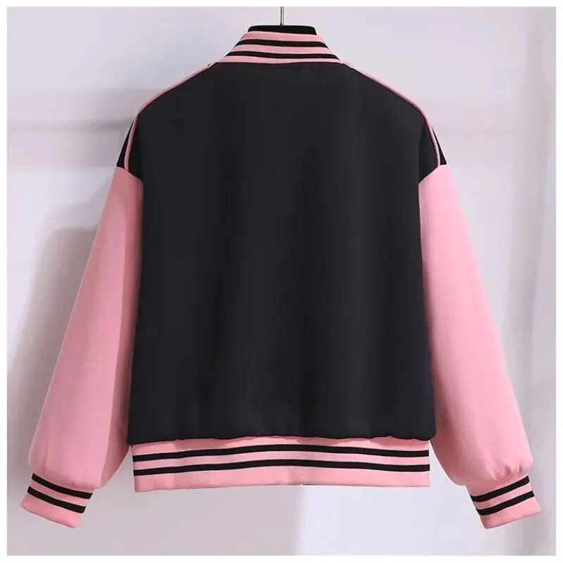 Girls Clothing Set Junior Girls Autumn Baseball Suits Jacket & Pleated Skirt 2 Pcs Outfits School Uniform 7-14Y