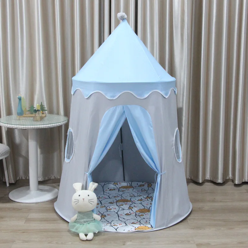 Kids Toy Tent Indoor Outdoor Game Garden Tipi Princess Castle Folding Cubby Toys Tent Baby Room House Teepee Toy Gifts 4