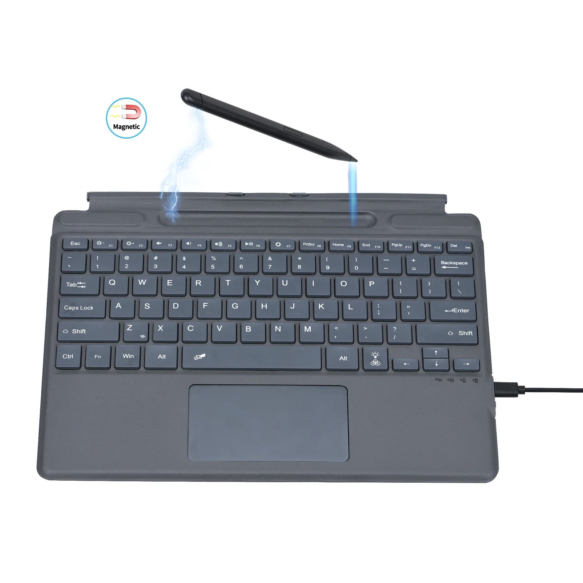 美品！MicroSoft Surface Pro3 用タイプカバーキーボード 1644 ブルー 