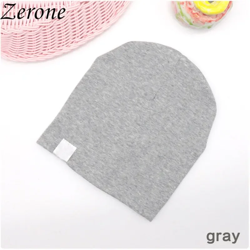Baby Hat Cute Solid Knitted Cotton Hats for Newborn Baby Children Autumn Winter Warm Earmuffs Colorful Crown Caps Skullies