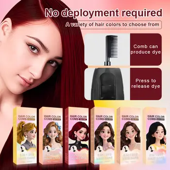 Tinta per capelli copri-capelli grigi da 200 ml con pettine e pennello per la copertura dei capelli grigi, per donne e uomini, ideale per feste, matrimoni, riunioni, viaggi, attività all'aperto e social eventi.