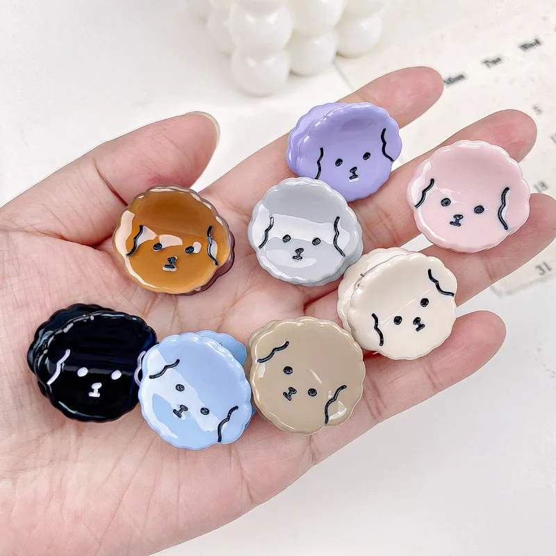 

Cartoon Puppy Luxury Acetic Acid Grabber Temperament Cute Mini Hairpin Side Clip Braided Hair Clip Accessories for Women